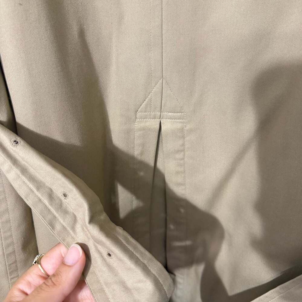 Vintage Burberrys Made in England Trench Coat with Nova Check Lining - Picture 9 of 9